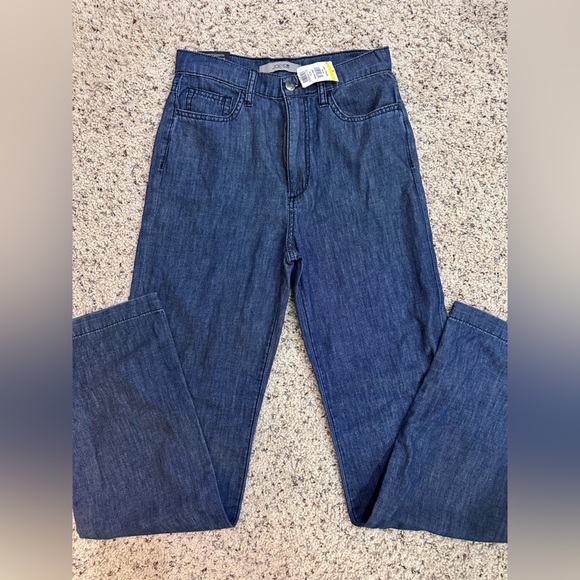 NWT Joe’s Jeans Chambray High Rise Wide Leg - Picture 4 of 7